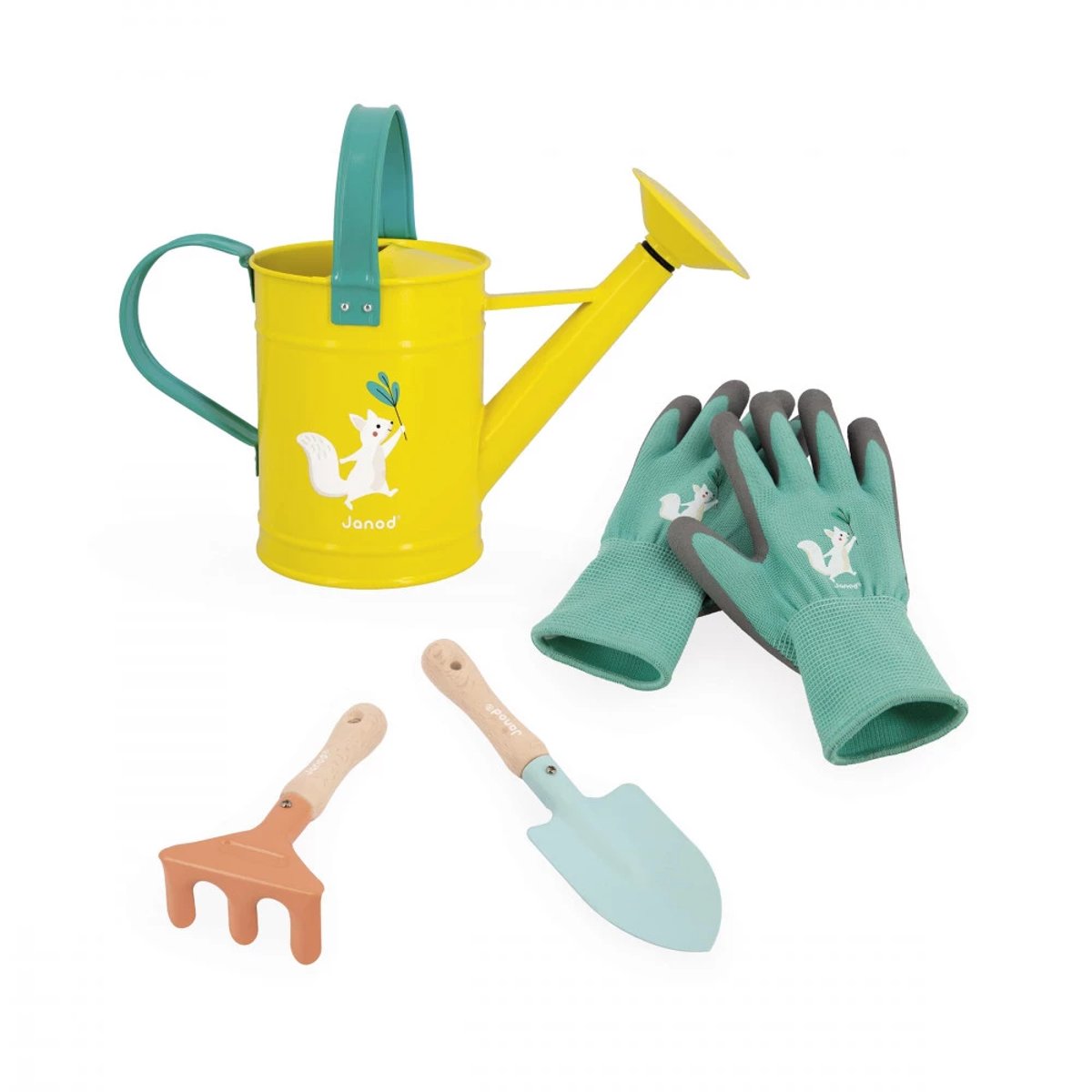 Set De Jardinage Enfant Avec Accessoires bleu, JANOD
