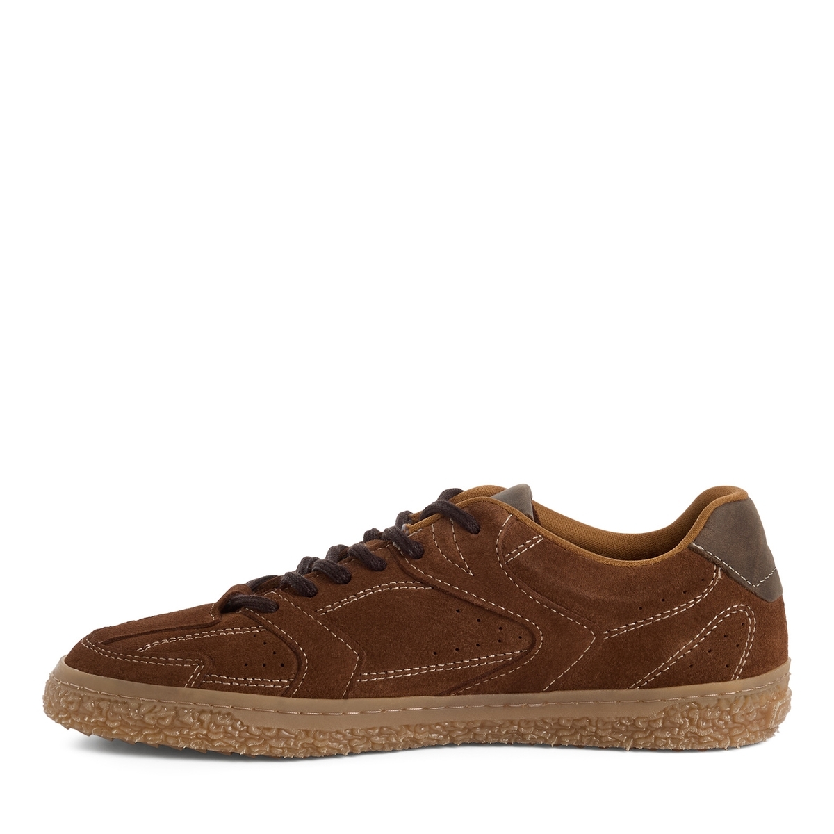 Basket en cuir marron cognac, TAMARIS