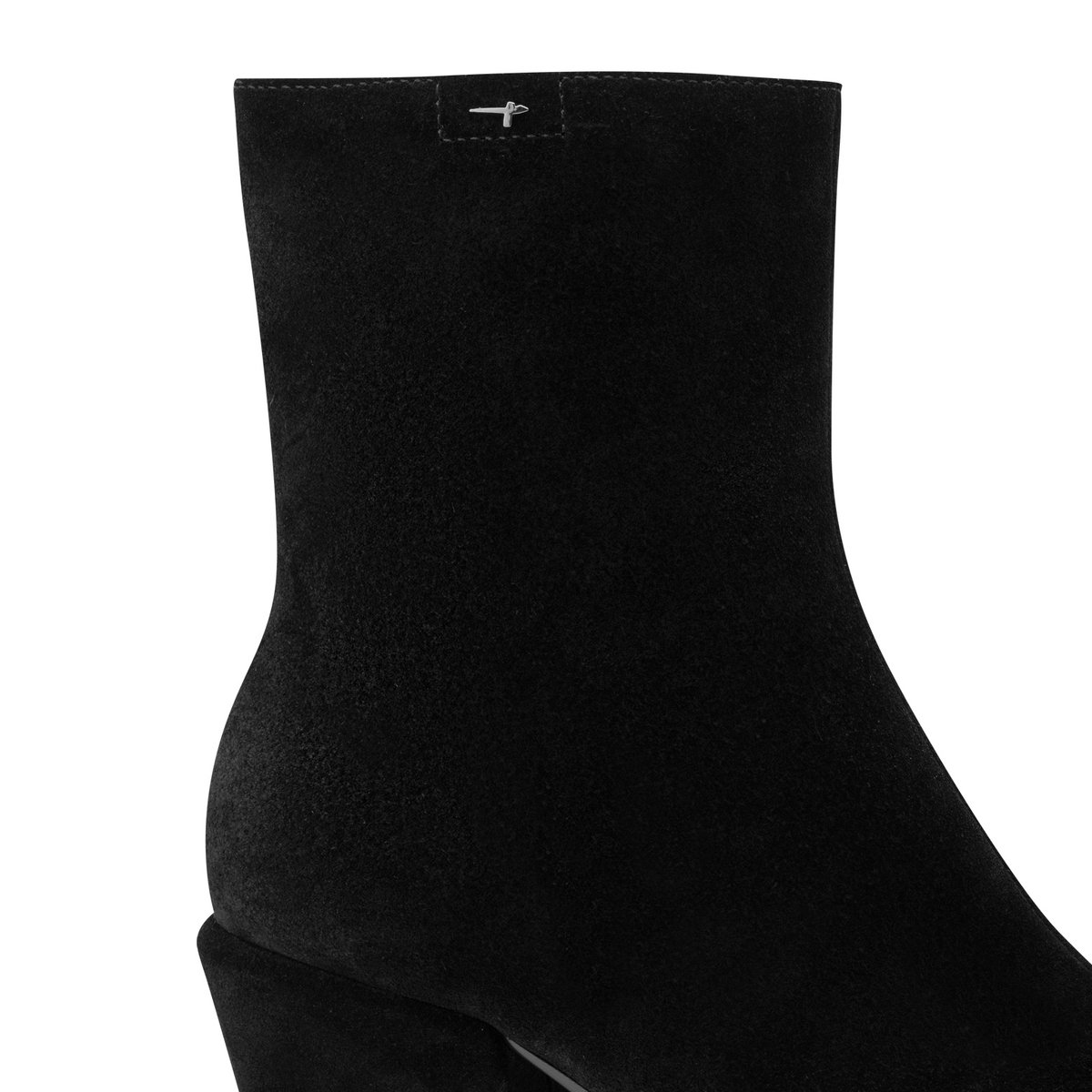 Bottine en cuir noir, TAMARIS