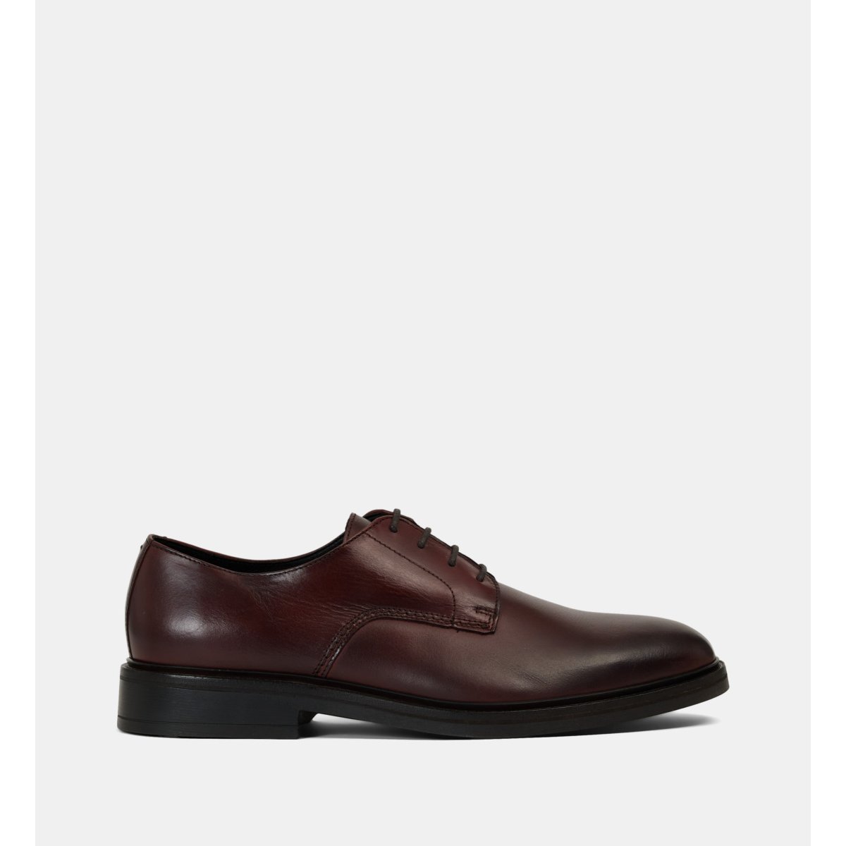 Richelieus bastille cuir pleine fleur marron fonce Comptoir Gl La Redoute