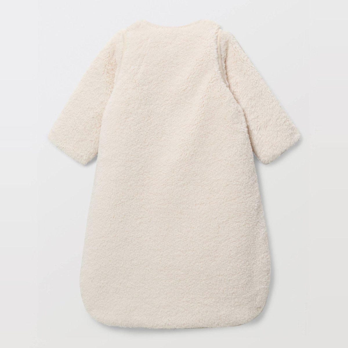 Gigoteuse en sherpa TOG 3,5 avec manches amovibles ecru, BOUT'CHOU