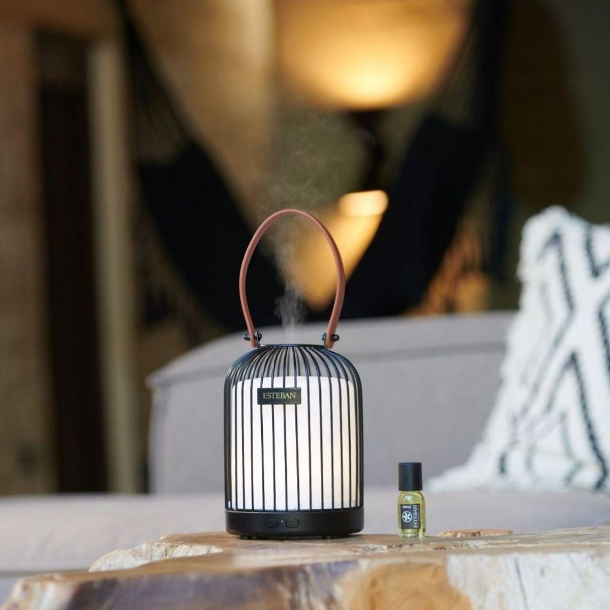 Parfum d'intérieur - Diffuseur brume de parfum Edition lampion noir, ESTEBAN