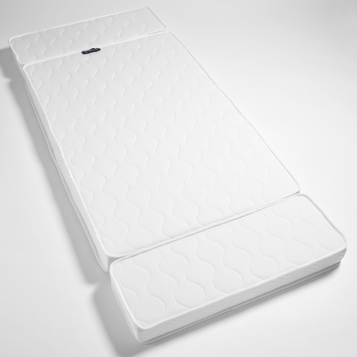 Matelas évolutif en 3 parties 80x200cm blanc, LES MATELAS DE MORPHEE