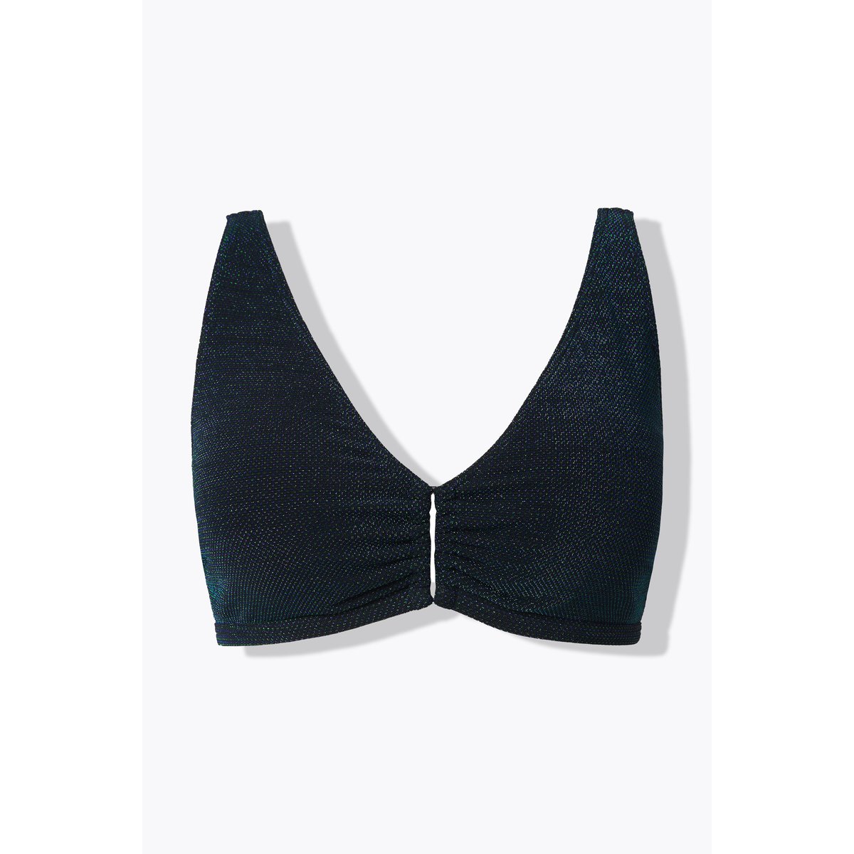 Haut de bikini pailleté, bonnets souples noir, STUDIO UNTOLD