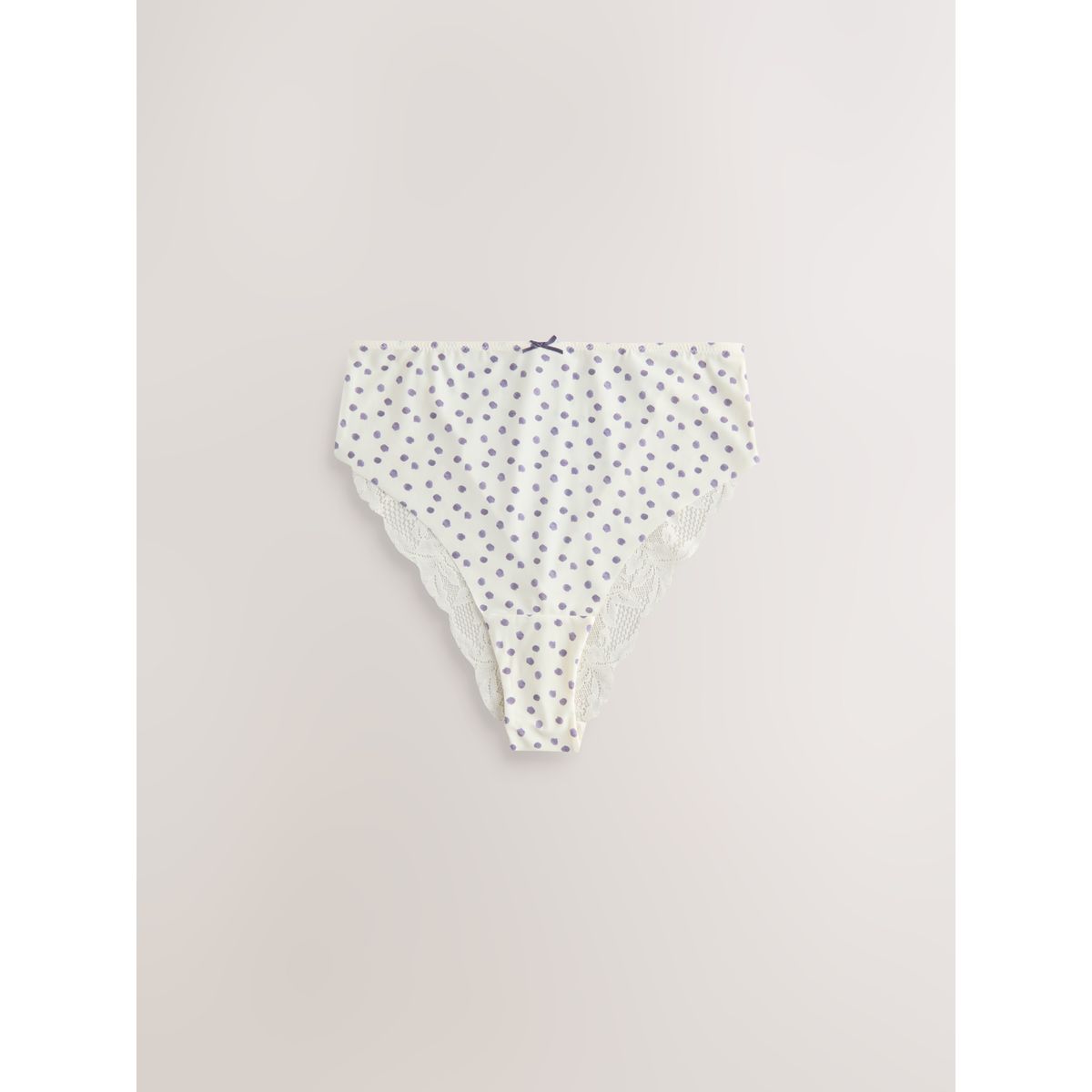 Culotte invisible avec dos dentelle, lot de 5 bleu motif fleurs, NEXT