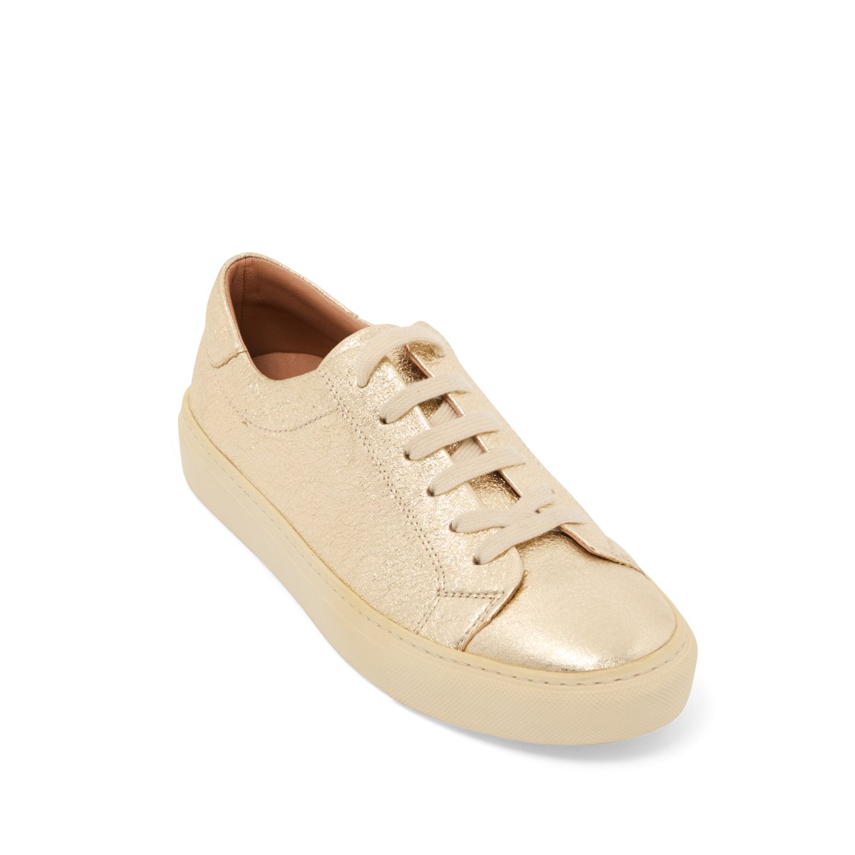 Basket en cuir SUZETTE or, MELLOW YELLOW