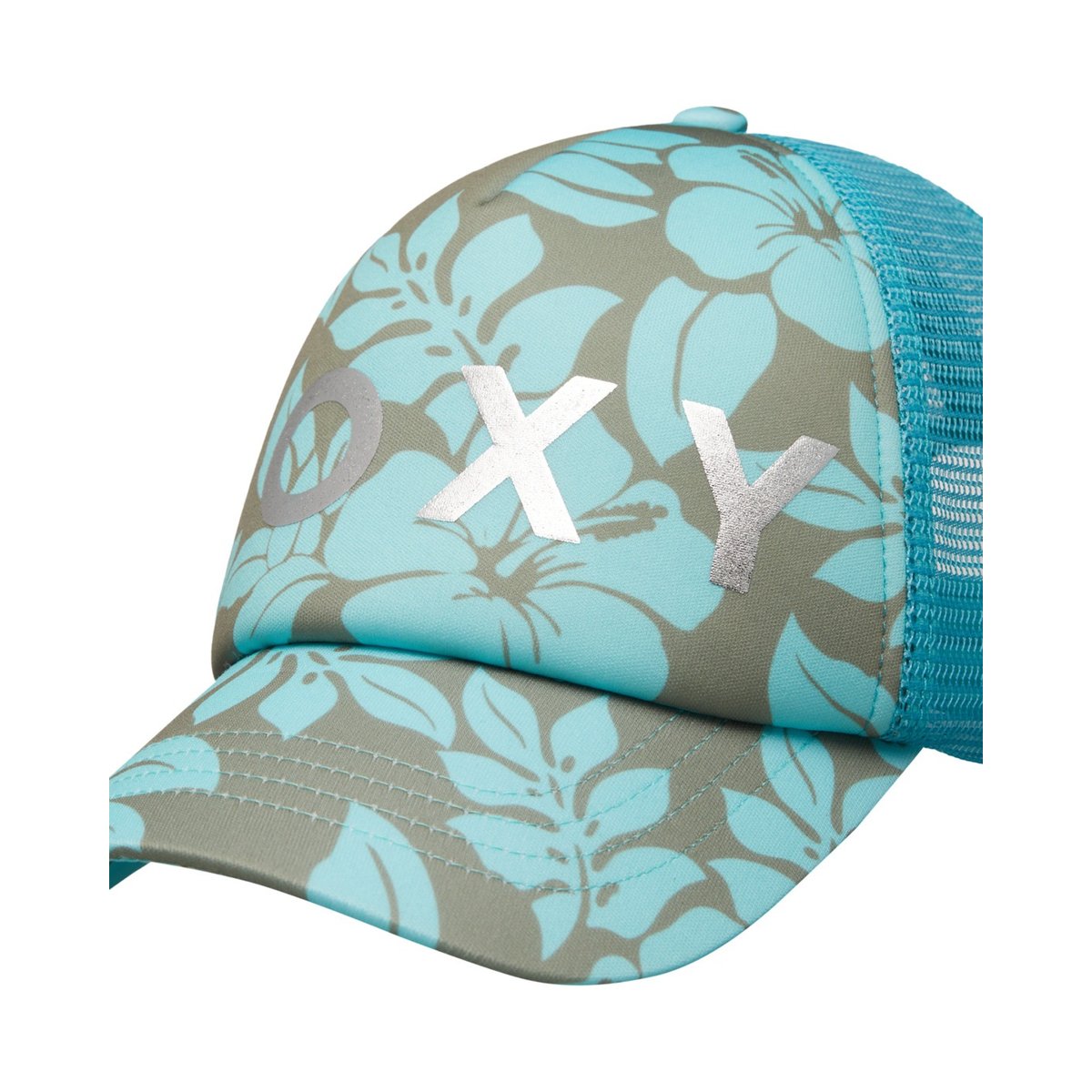 Casquette trucker HONEY COCONUT. vert oil green the mo mini rg, ROXY