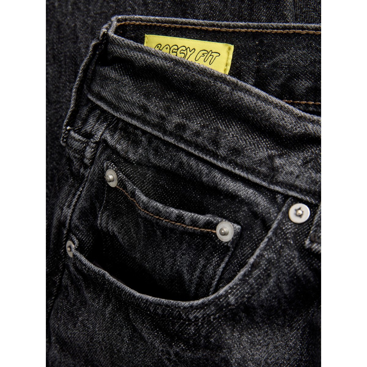 Jean Baggy Fit black denim 1, JACK & JONES