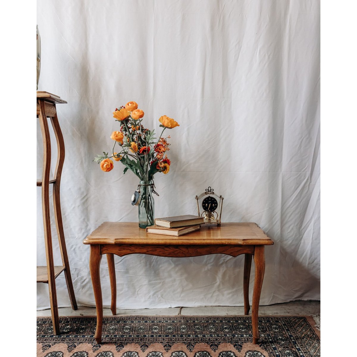 Table basse en bois clair Léonie N°338 - Bon état bois, DEBONGOUT