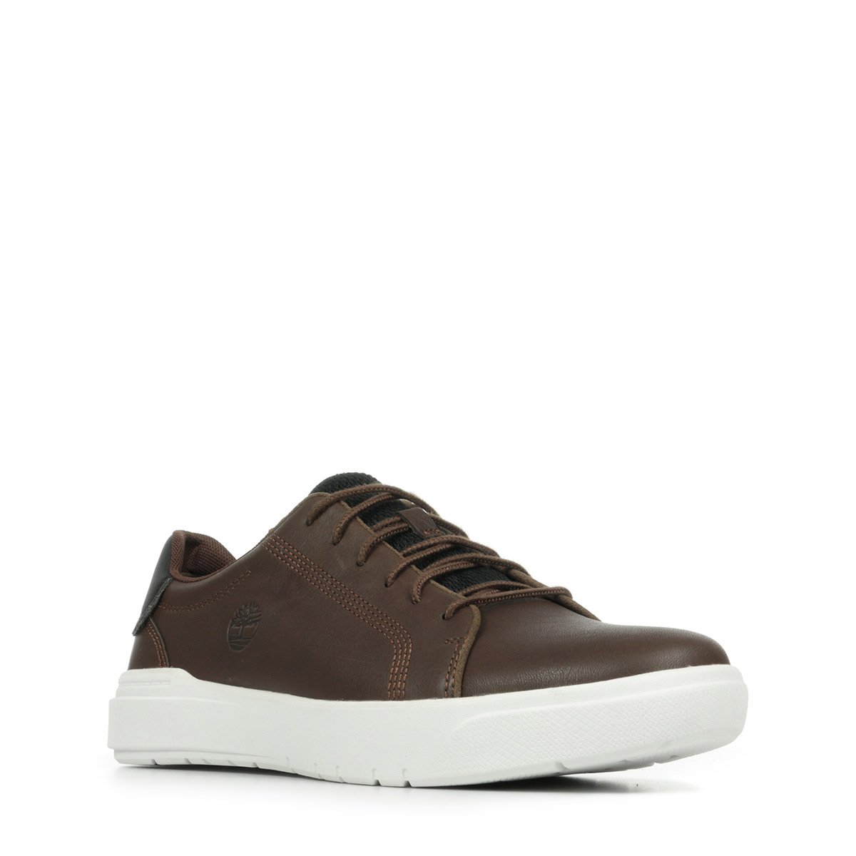 Baskets Seneca Bay Low Lace Sneaker dark brown full grain, TIMBERLAND