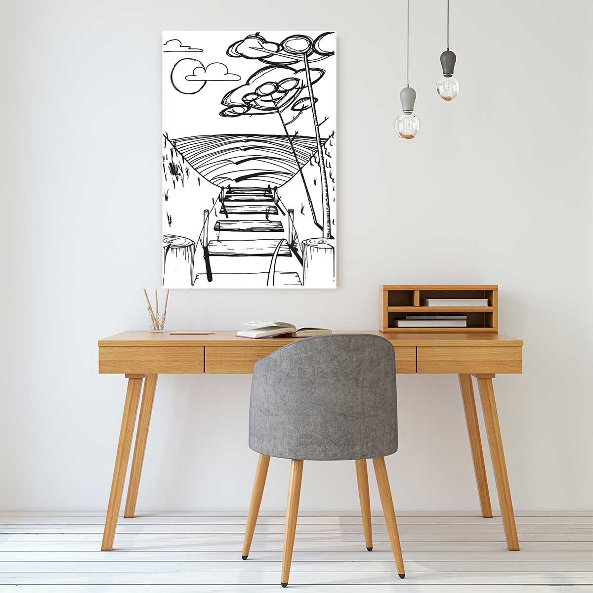 Tableau spot landais tableau alu dibond, HEXOA