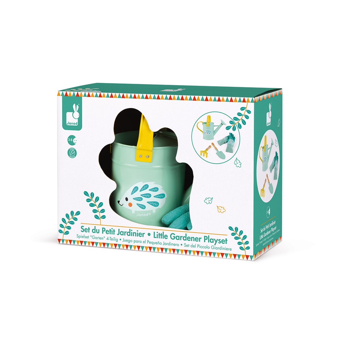 Set De Jardinage Enfant Avec Accessoires bleu, JANOD