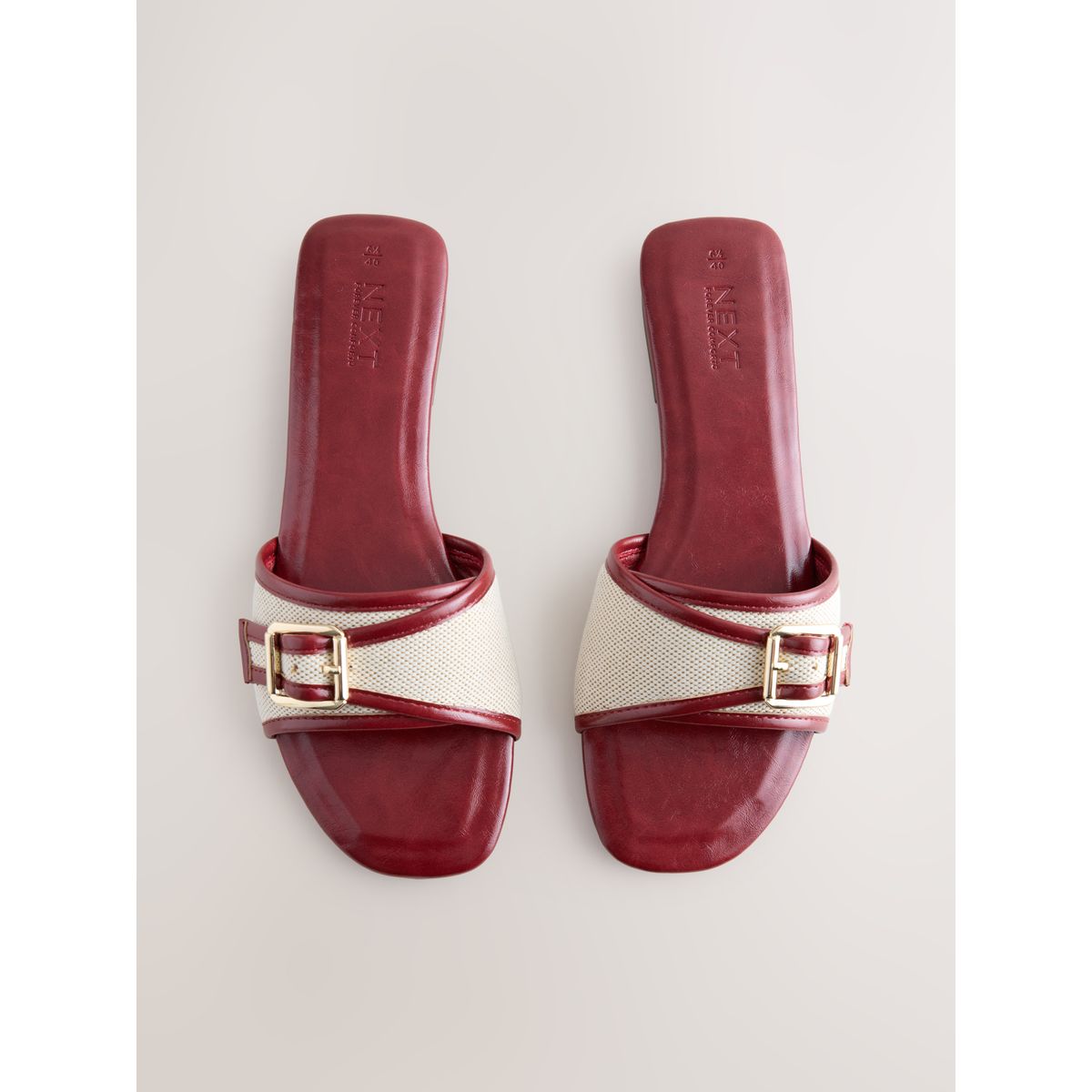 Mules à boucle forever comfort® rouge, NEXT