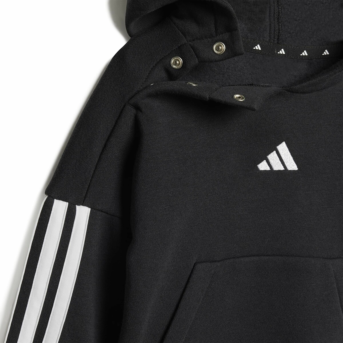 Conjunto em felpa cardada para bebé preto , ADIDAS SPORTSWEAR