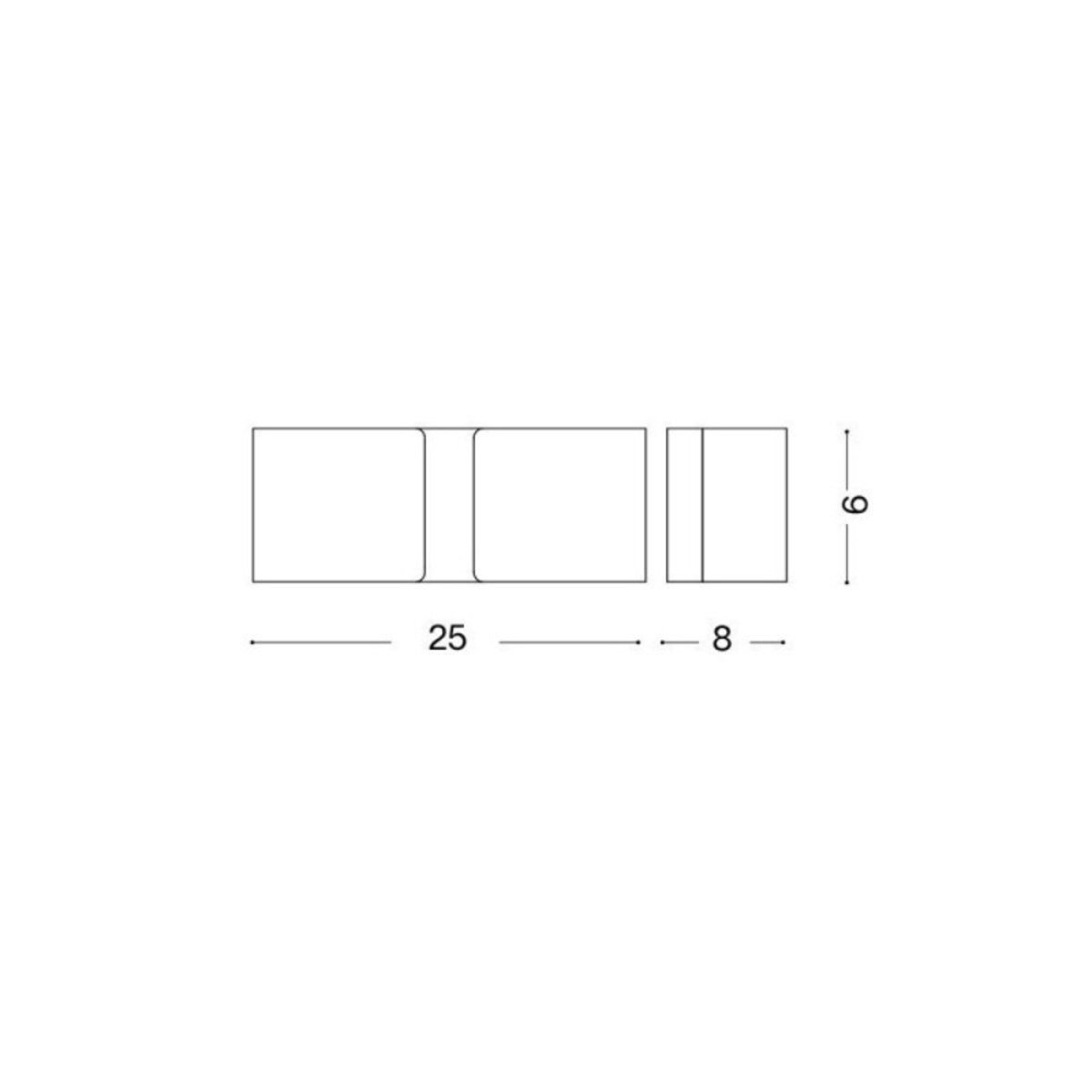 Applique murale Blanche Design Picto blanc, MILLUMINE