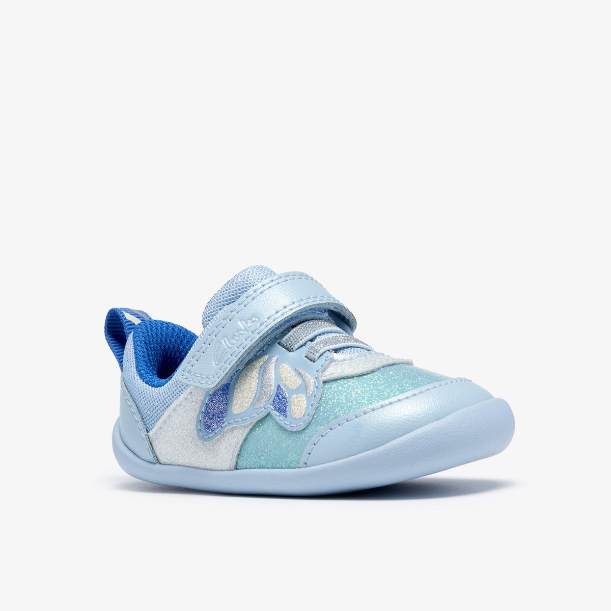Escarpins Synthétique Coupe Large ROAMER WING T bleu, CLARKS