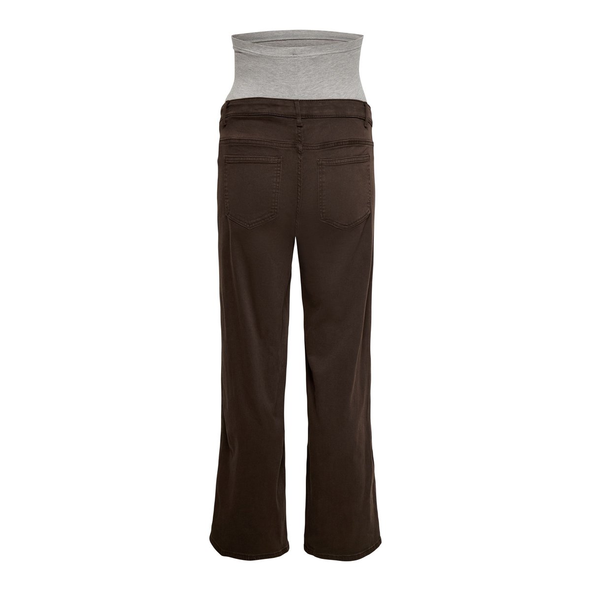 Jean À Jambe Large marron - dark brown denim, ONLY