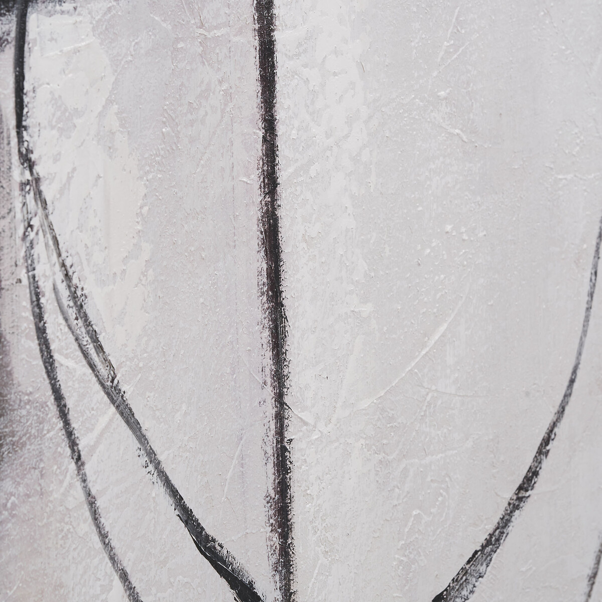 140x100cm Monochrome Abstract Canvas with Black Frame black/white, SO'HOME