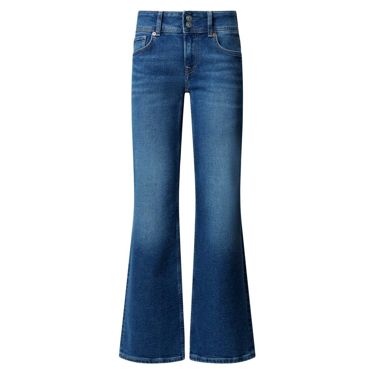 Venus - Jean Coupe Regular, Taille Basse authentique bleu vif, PEPE JEANS