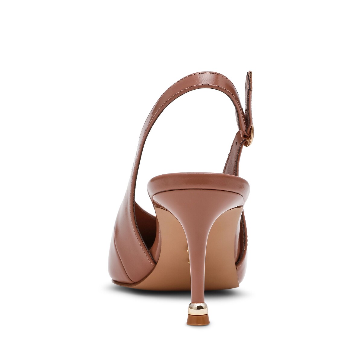 Escarpins slingback pointus, en cuir, ARCHWAY marron clair, STEVE MADDEN