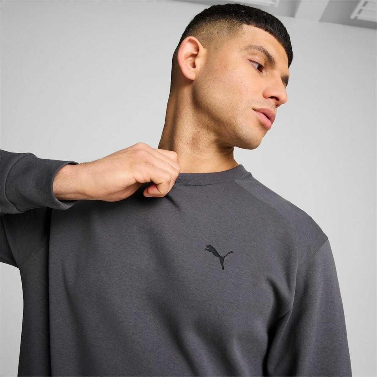 Sweat col rond RAD/CAL gris anthracite, PUMA