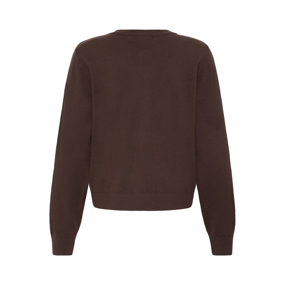 Á manches longues marron coffee bean harlequin, ICHI