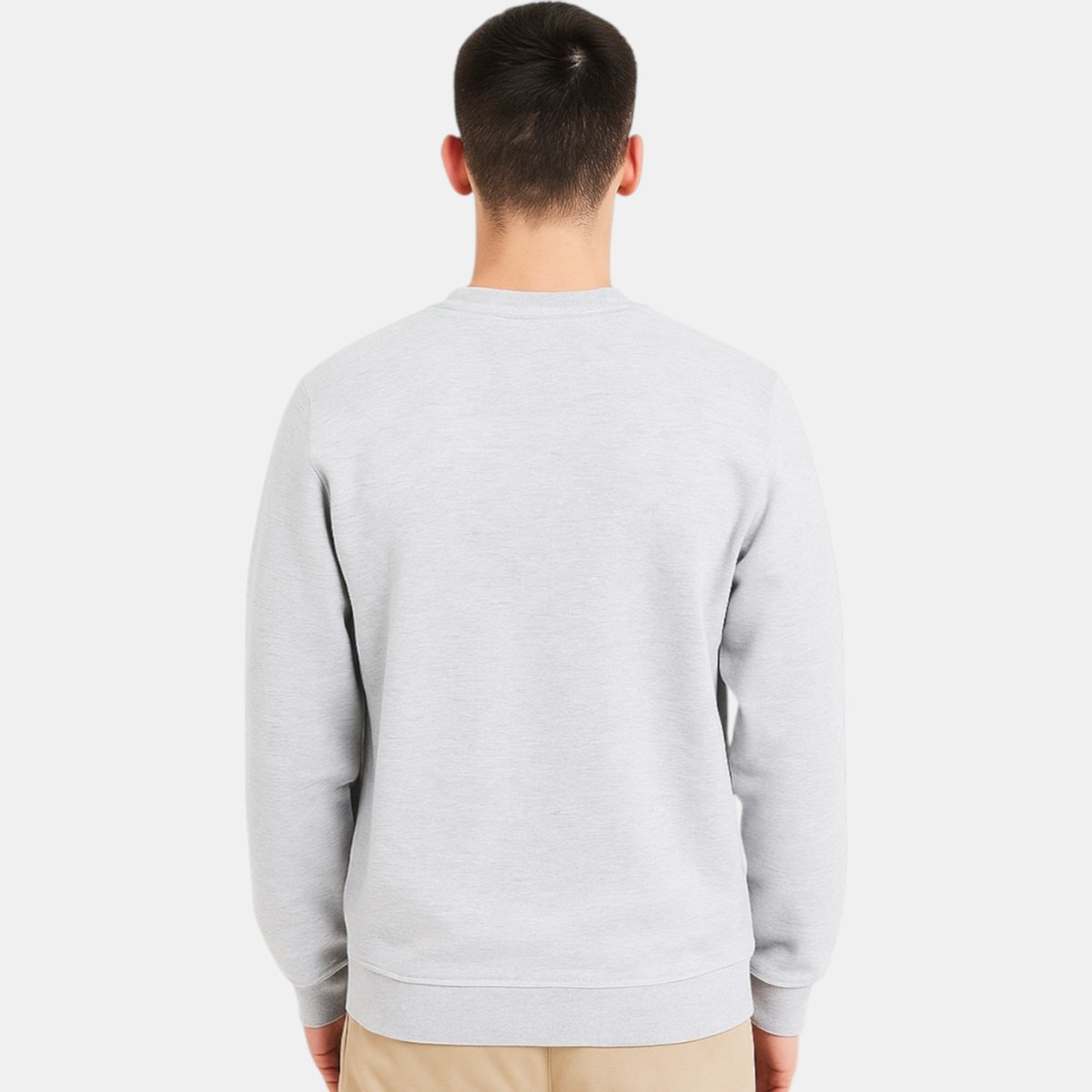 Sweat col rond imprimé, manches longues HERITAGE gris clair, ELLESSE