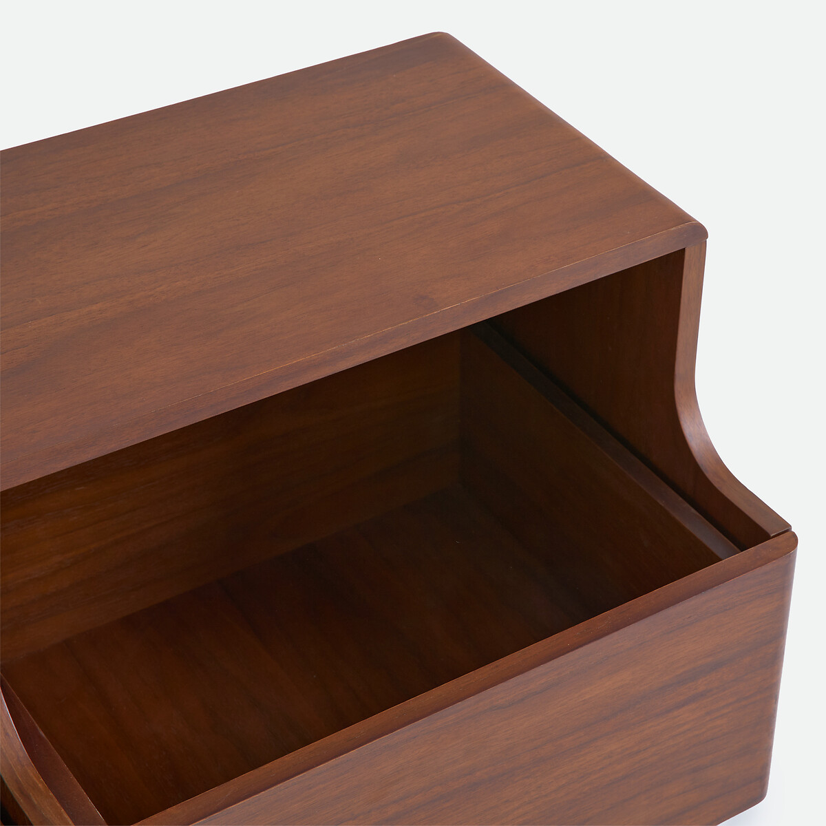 Meuble TV, 3 tiroirs, en plaqué noyer, largeur 150 cm, MAX noyer, LA REDOUTE INTERIEURS