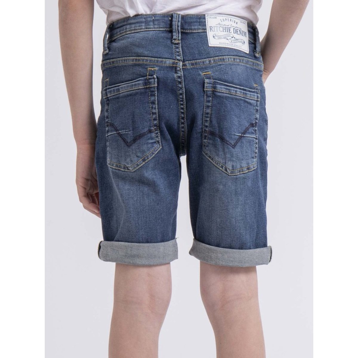 Bermuda En Jean Bloopy-j bleu foncé, RITCHIE