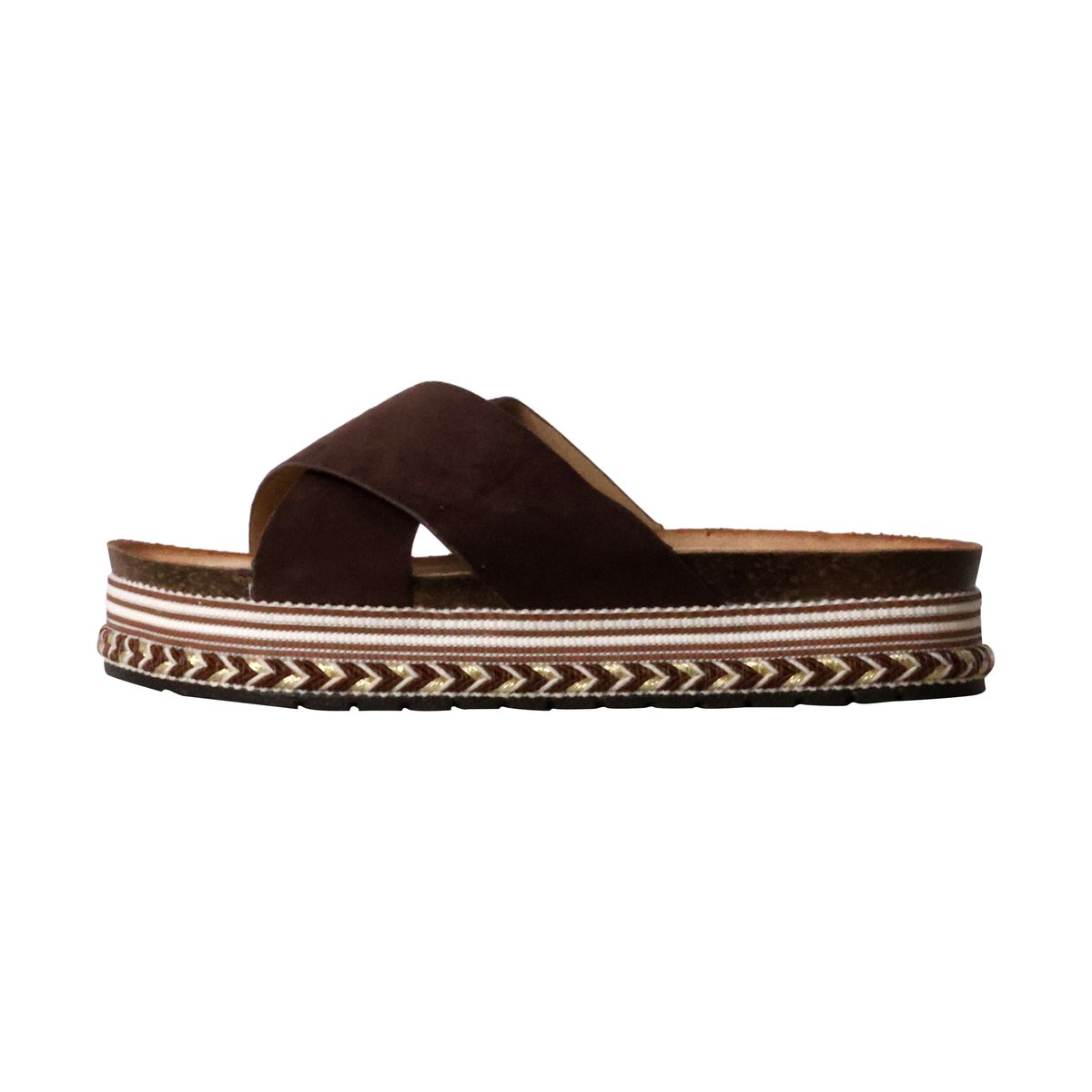 Mules à Enfiler marron, ENZA NUCCI