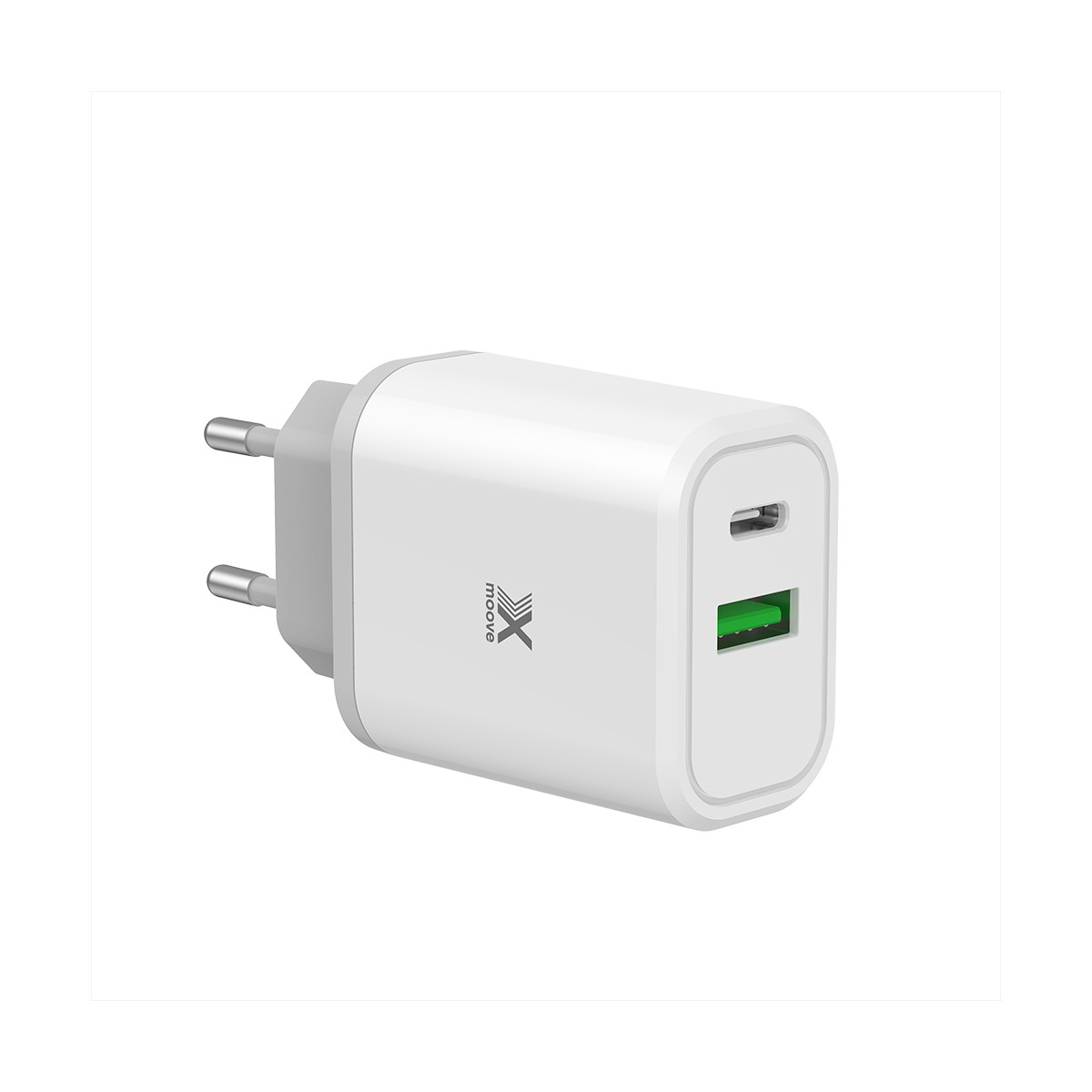 Chargeur USB-A et USB-C PD 30W SWIFT couleur unique, LIVOO
