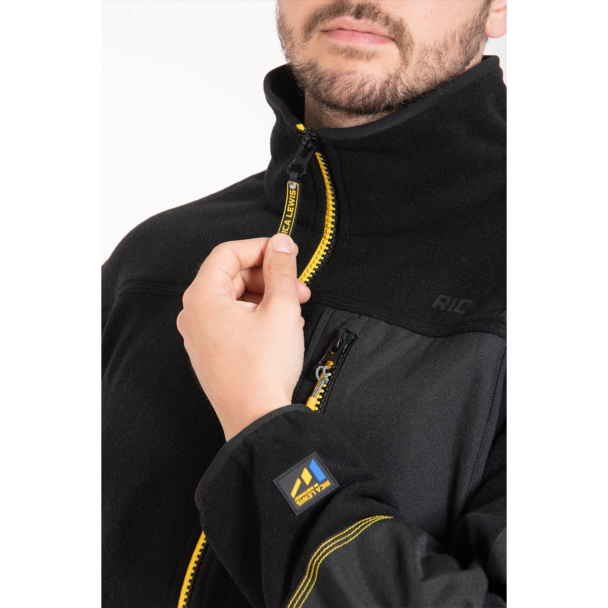 Veste polaire micro-aérée WAFT noir, RICA LEWIS