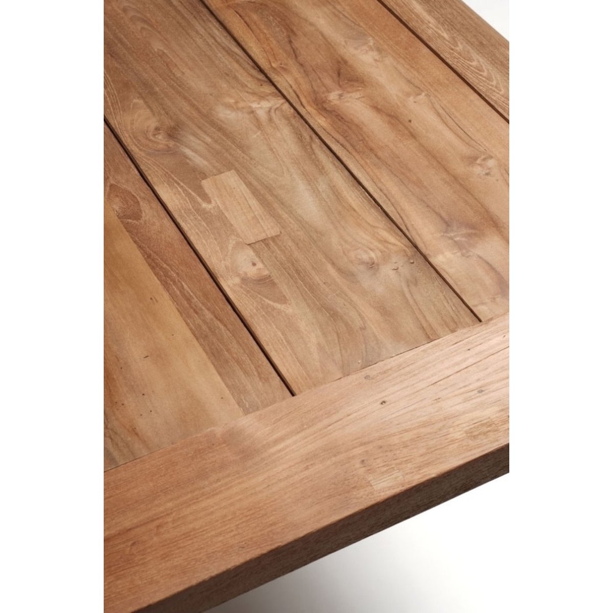 Table haute de repas en teck - IRIS couleur unique, MATHI DESIGN