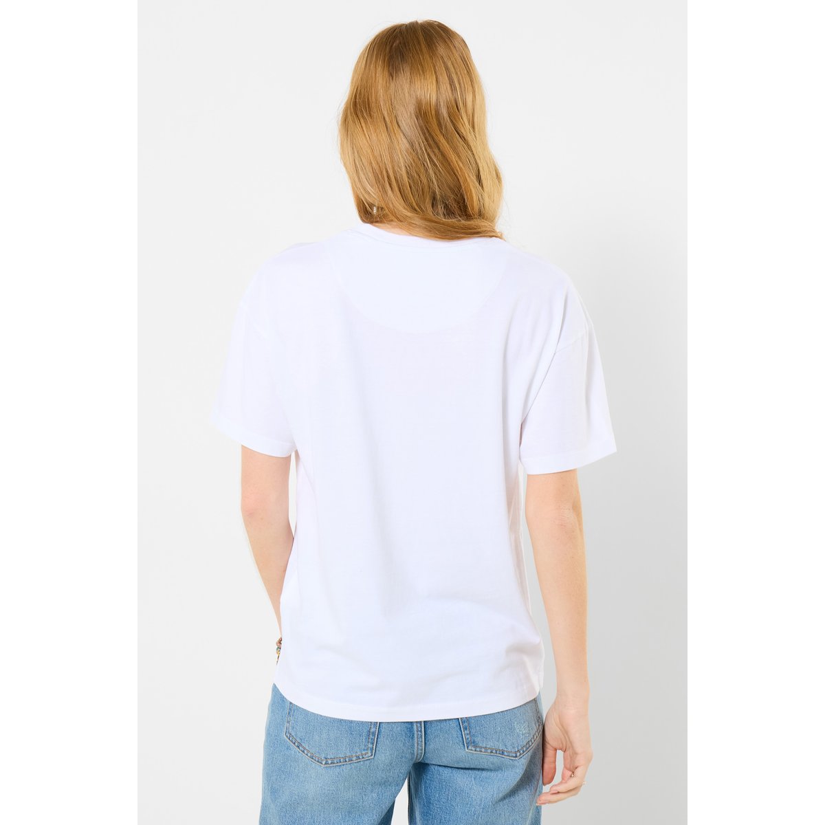 T-shirt ample à motif fruit blanc, JOE BROWNS