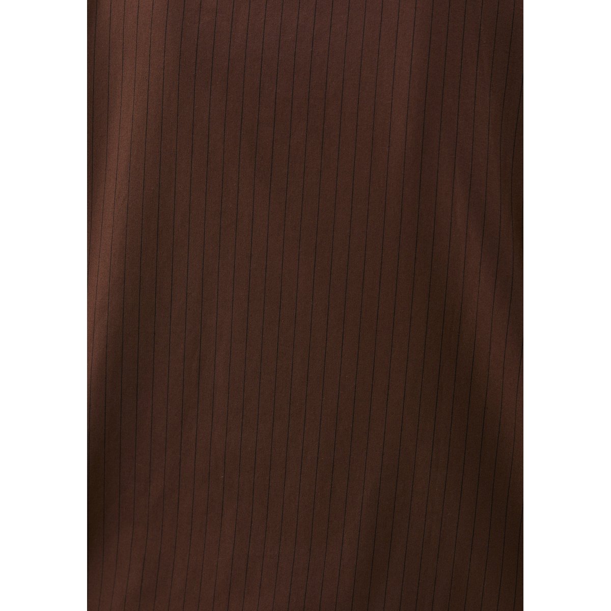 Chemise oversize manches longues à rayures marron, HUMILITY