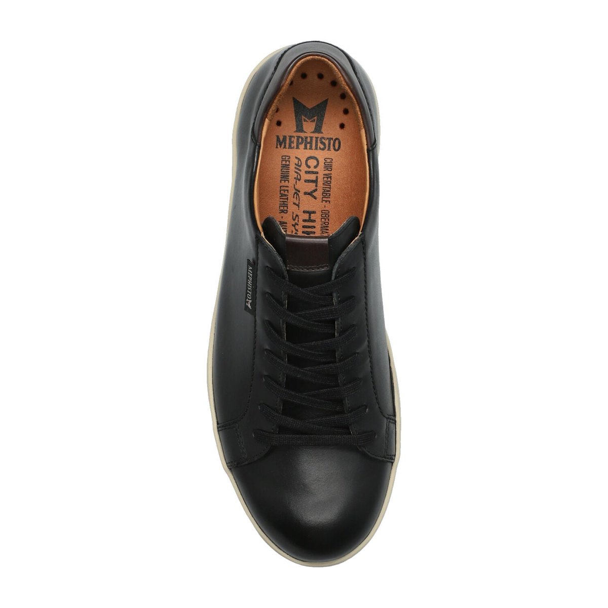 Baskets en cuir HASKO noir 514, MEPHISTO