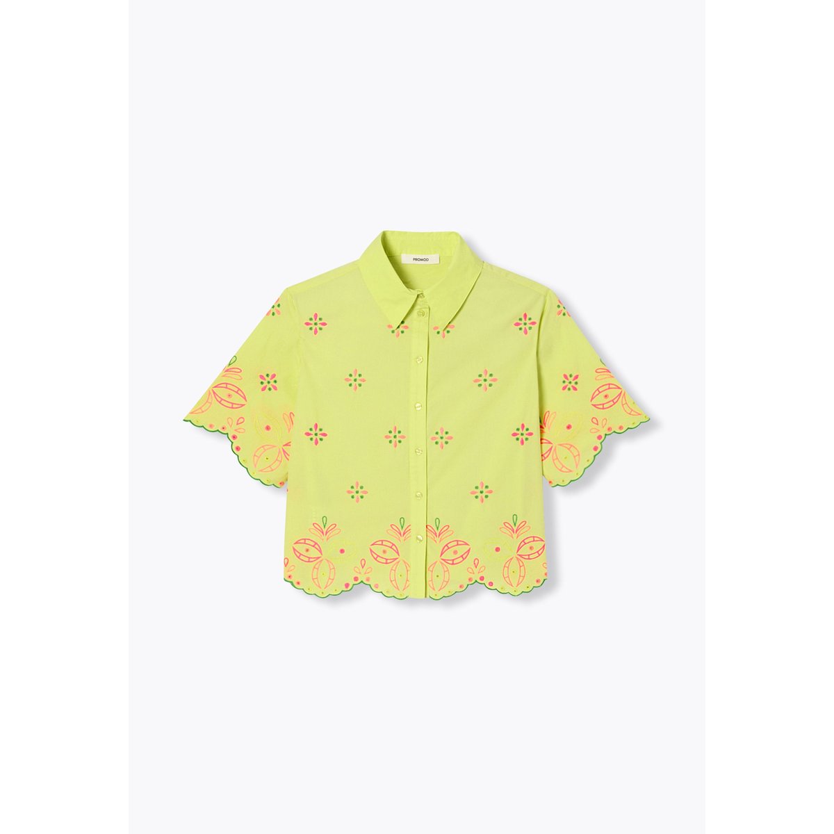 Chemise brodée ecru, PROMOD