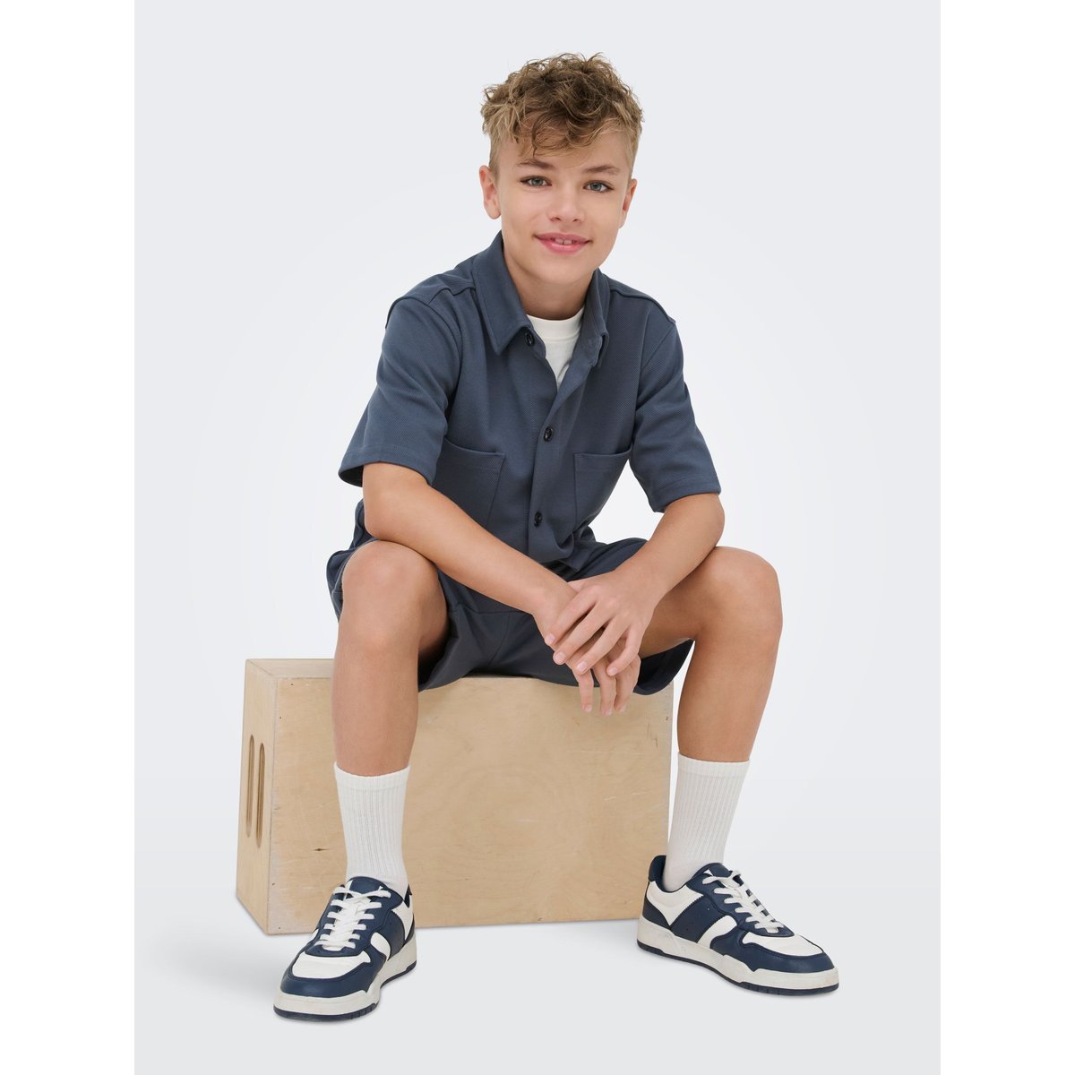 Chemise ombre blue, ONLY & SONS JUNIOR