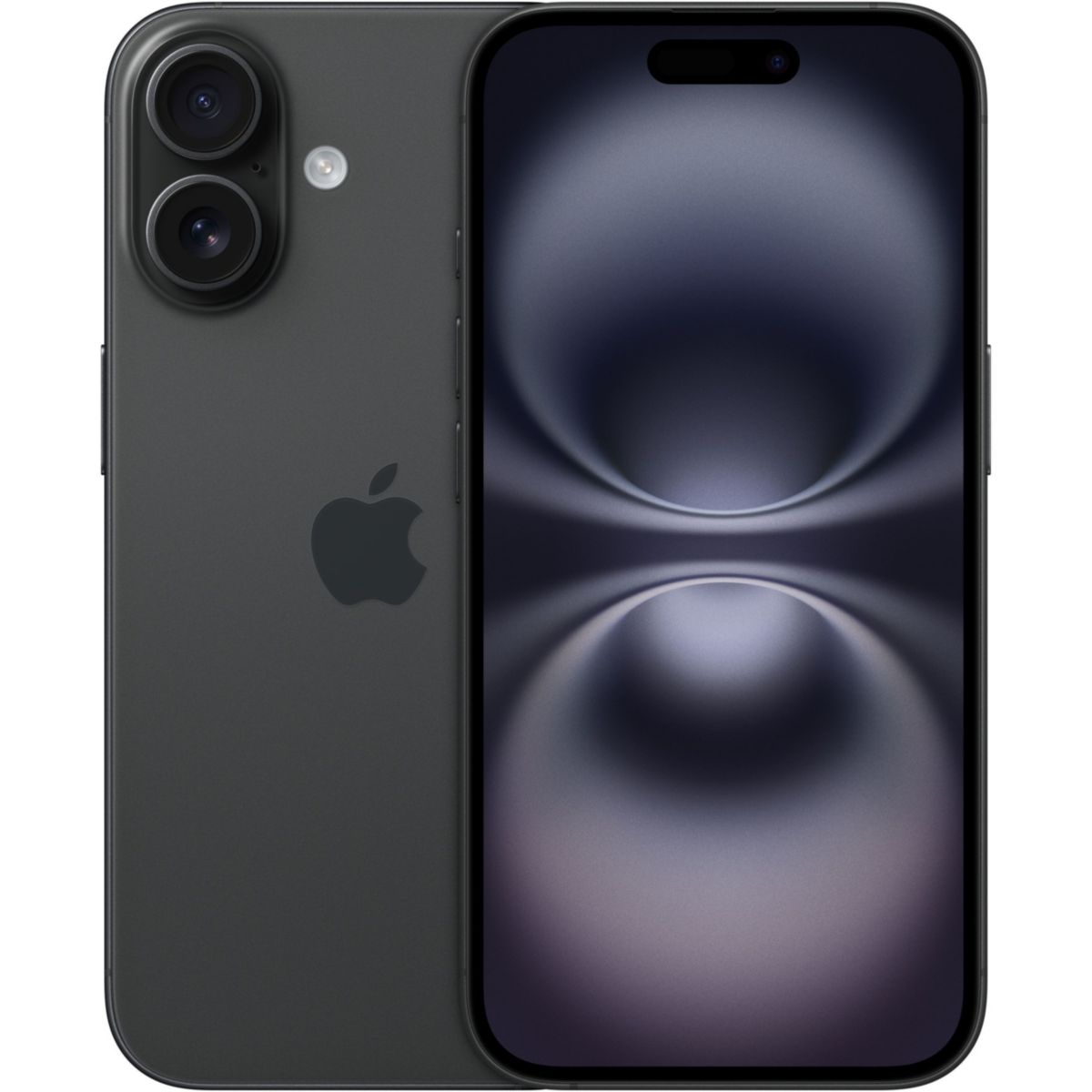 Smartphone iPhone 16 5G 128Go Noir couleur unique, APPLE
