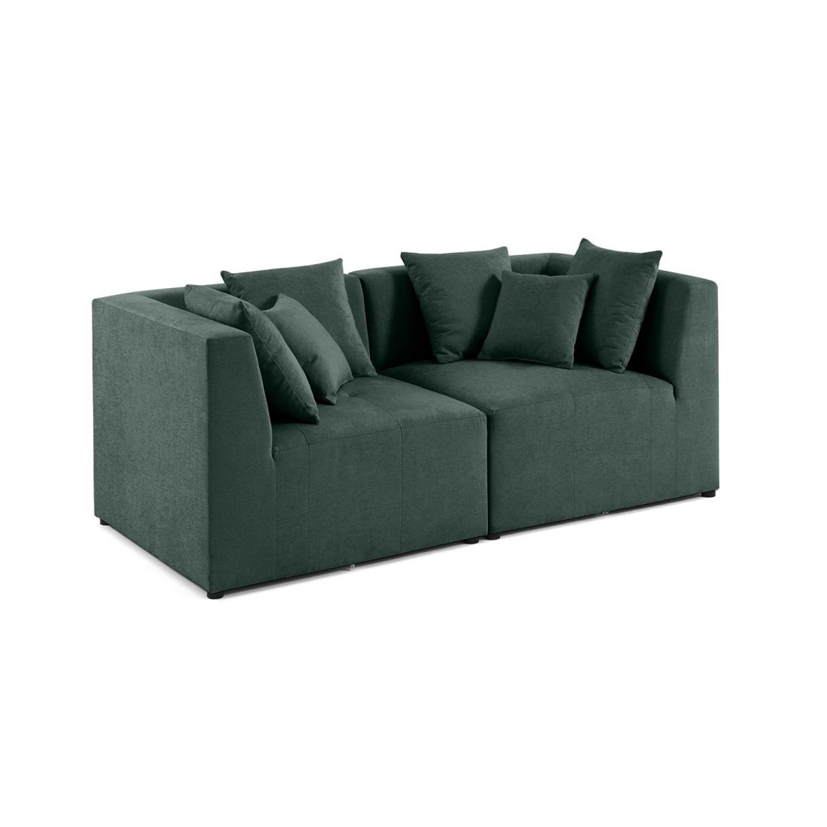 Canapé Modulable 2 places - AMALFI vert, BEST MOBILIER