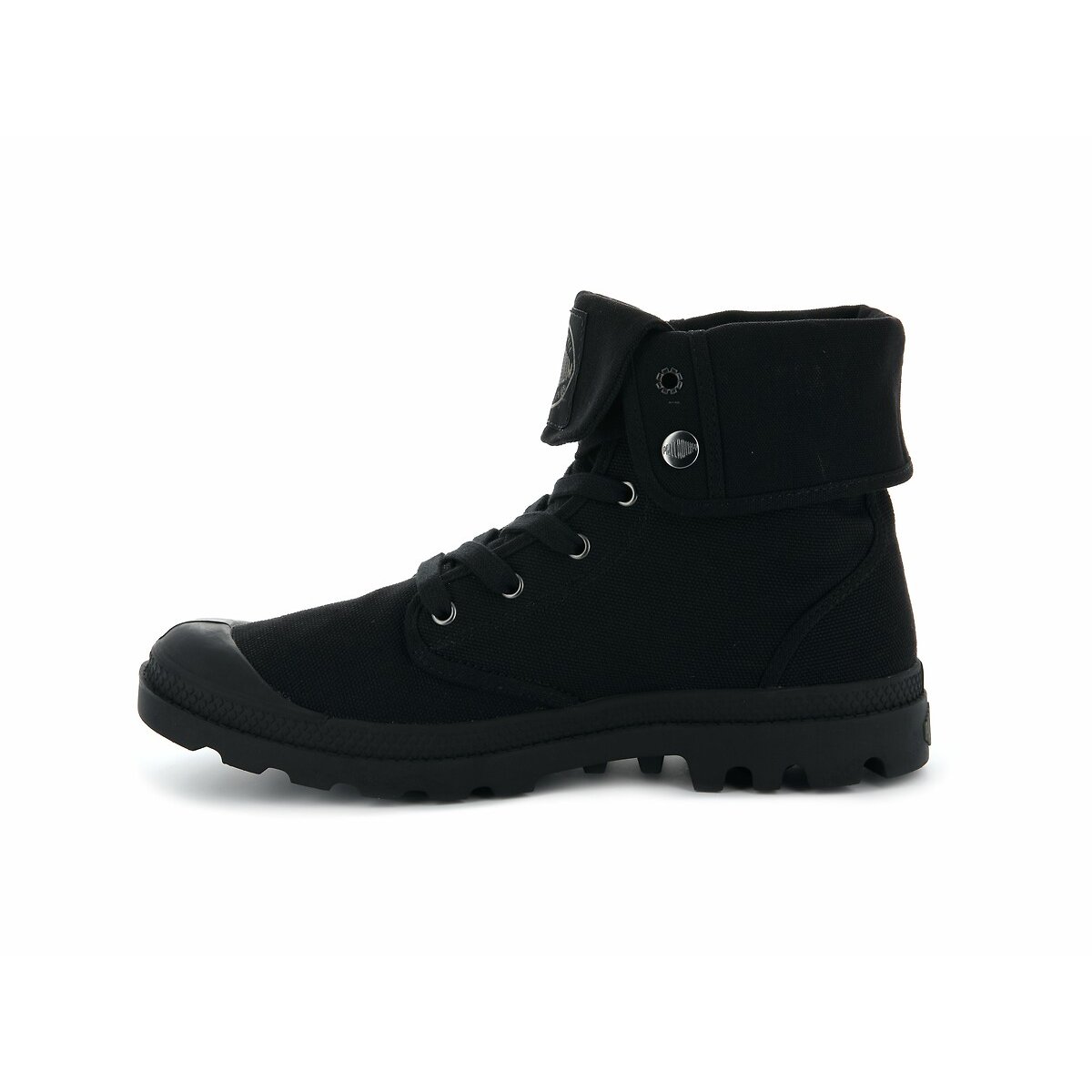 High-Top-Sneakers Baggy mit Umschlag schwarz, PALLADIUM