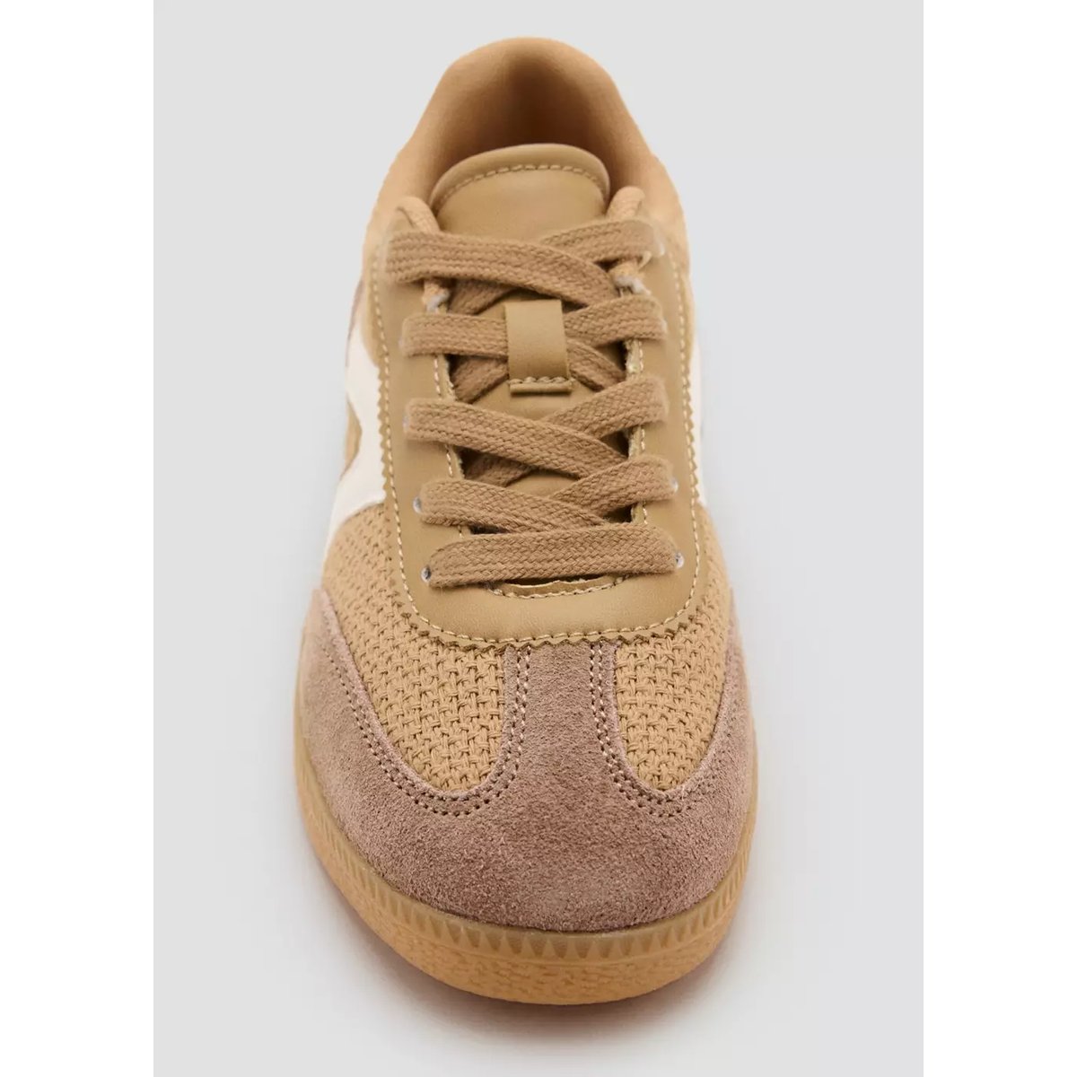 Tennis combinées à lacets sable, MANGO KIDS