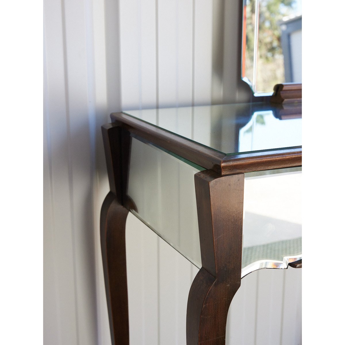 Coiffeuse Art déco en miroirs biseautés Louise N°356 - Bon état miroir, DEBONGOUT