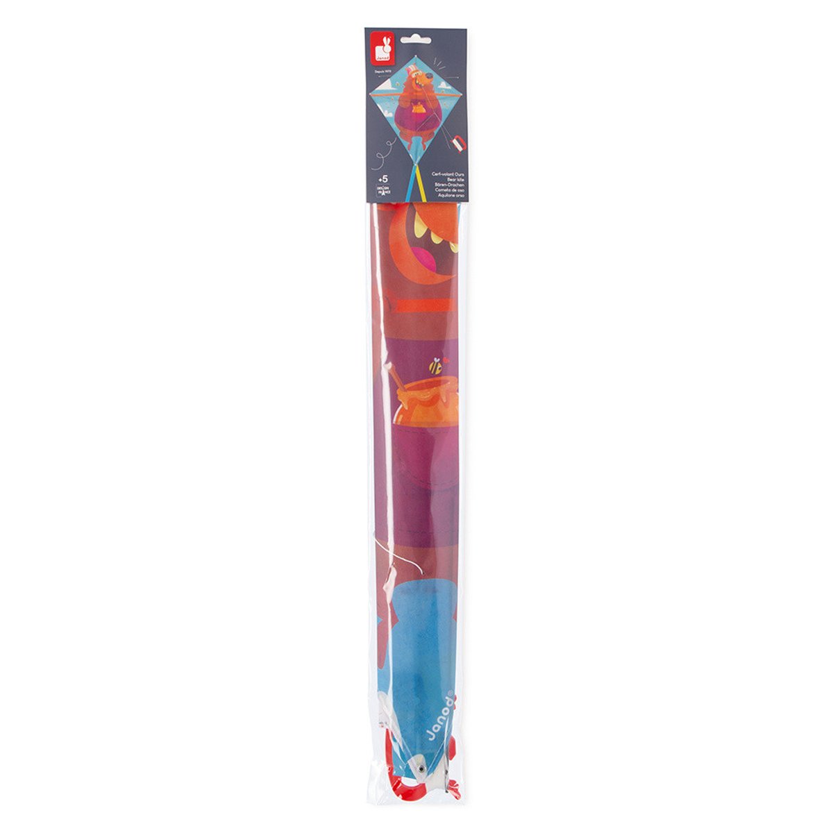 Cerf-volant Ours, Jeu De Plein Air multicolore, JANOD
