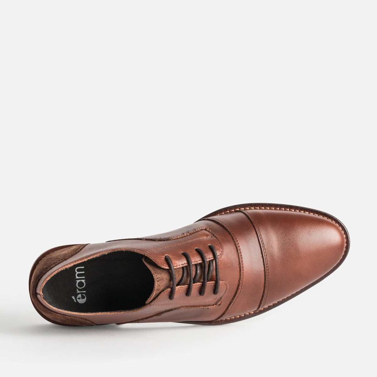 Derby en cuir FOUZY cognac, ERAM