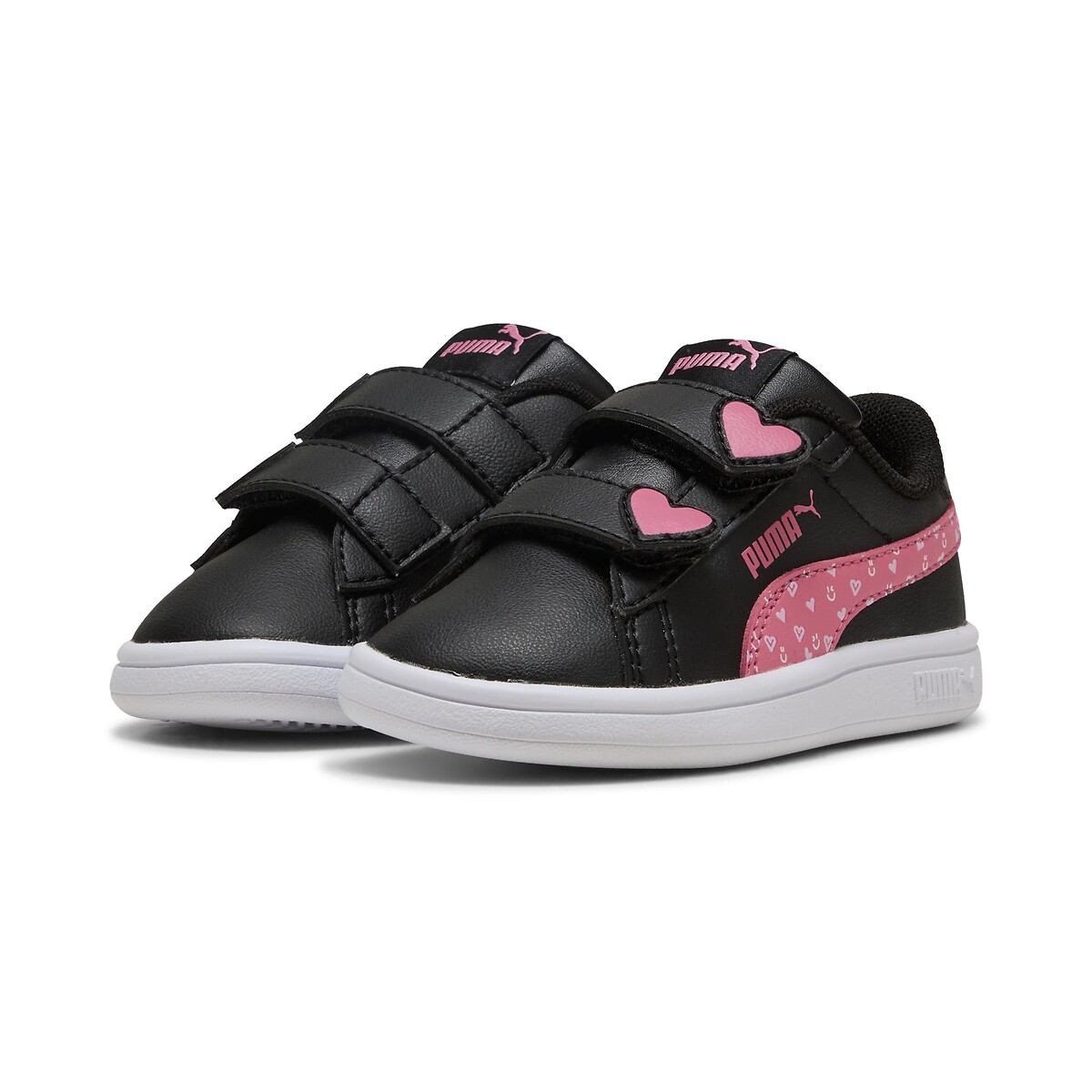 Baskets Smash 3.0 Hearty V noir/rose, PUMA