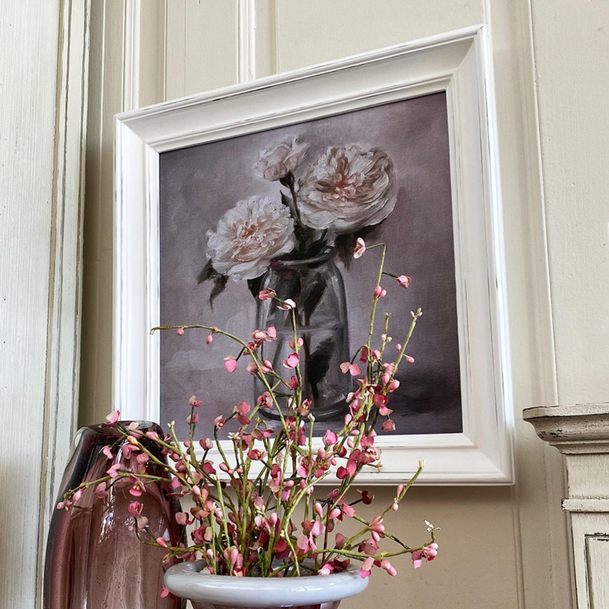 Huile pivoines - CHARME multicolore, INTERIOR'S