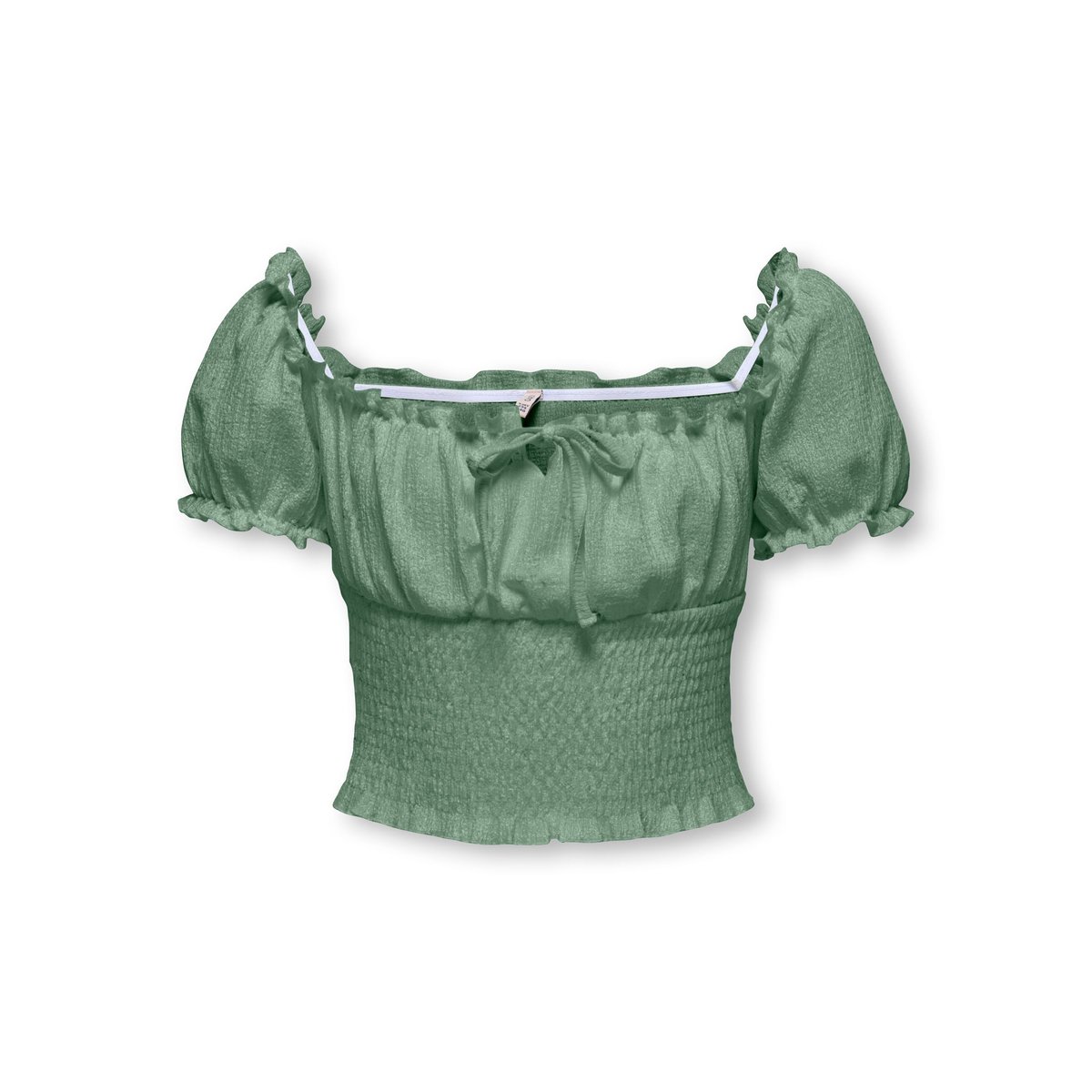 Top Smocké hedge green, KIDS ONLY