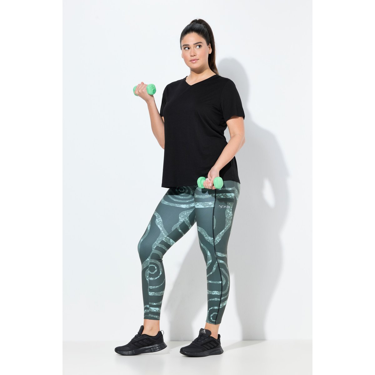 Legging de sport avec poches vert marais, ULLA POPKEN