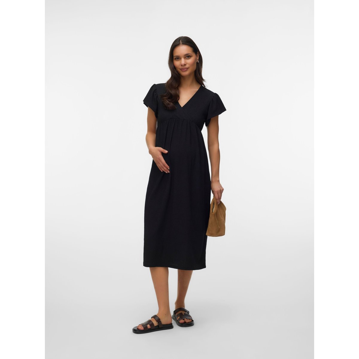 Robe noire - black, MAMA LICIOUS